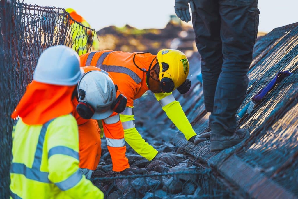 Équipe INEXENCE sur chantier